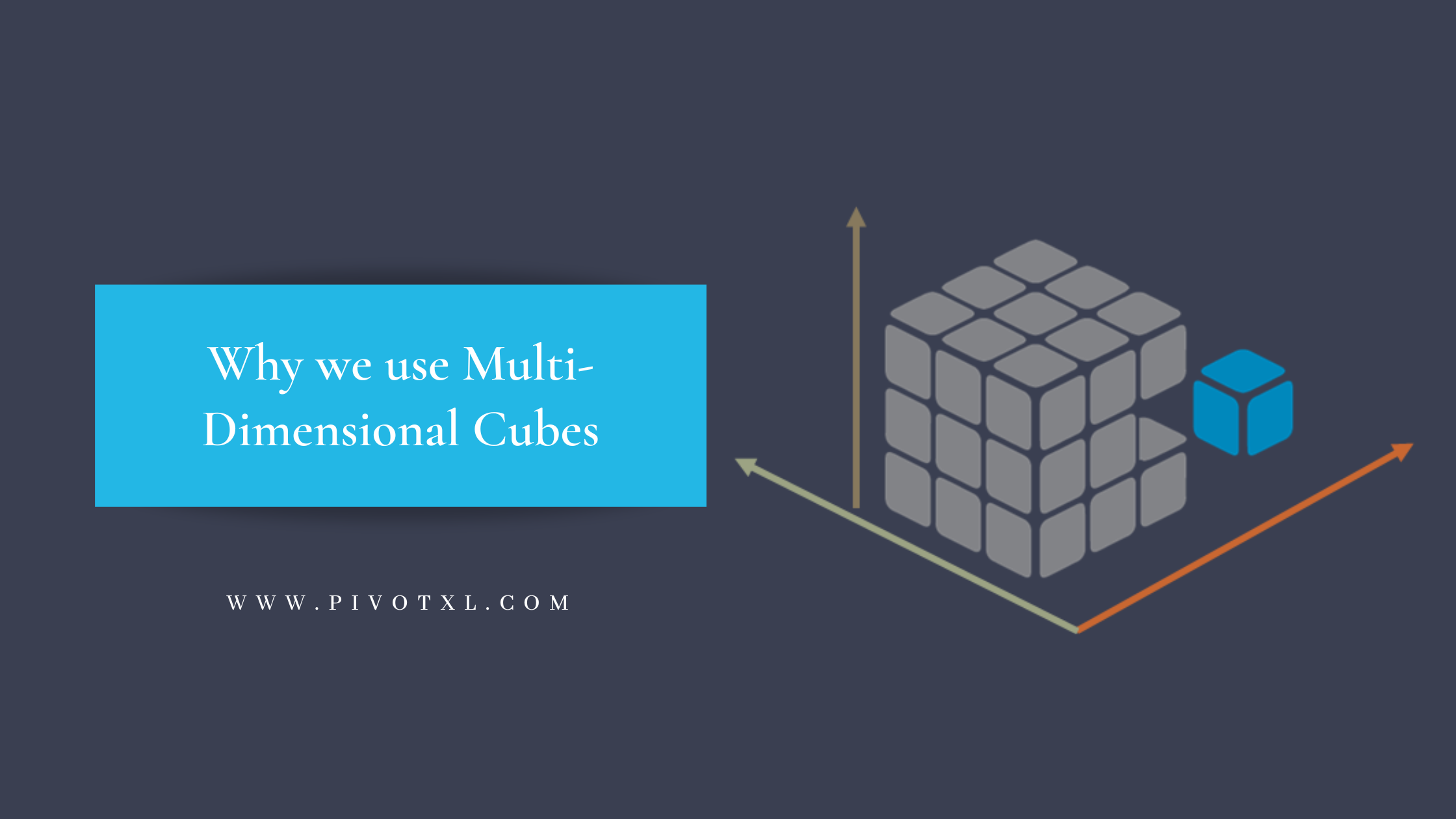 Why we us Multi-Dimensional cubes