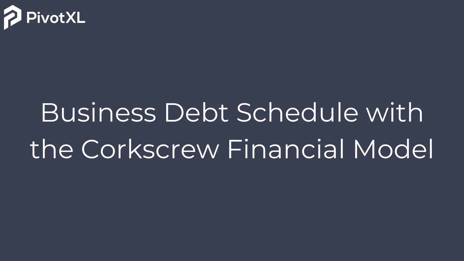 Business Debt Schedule