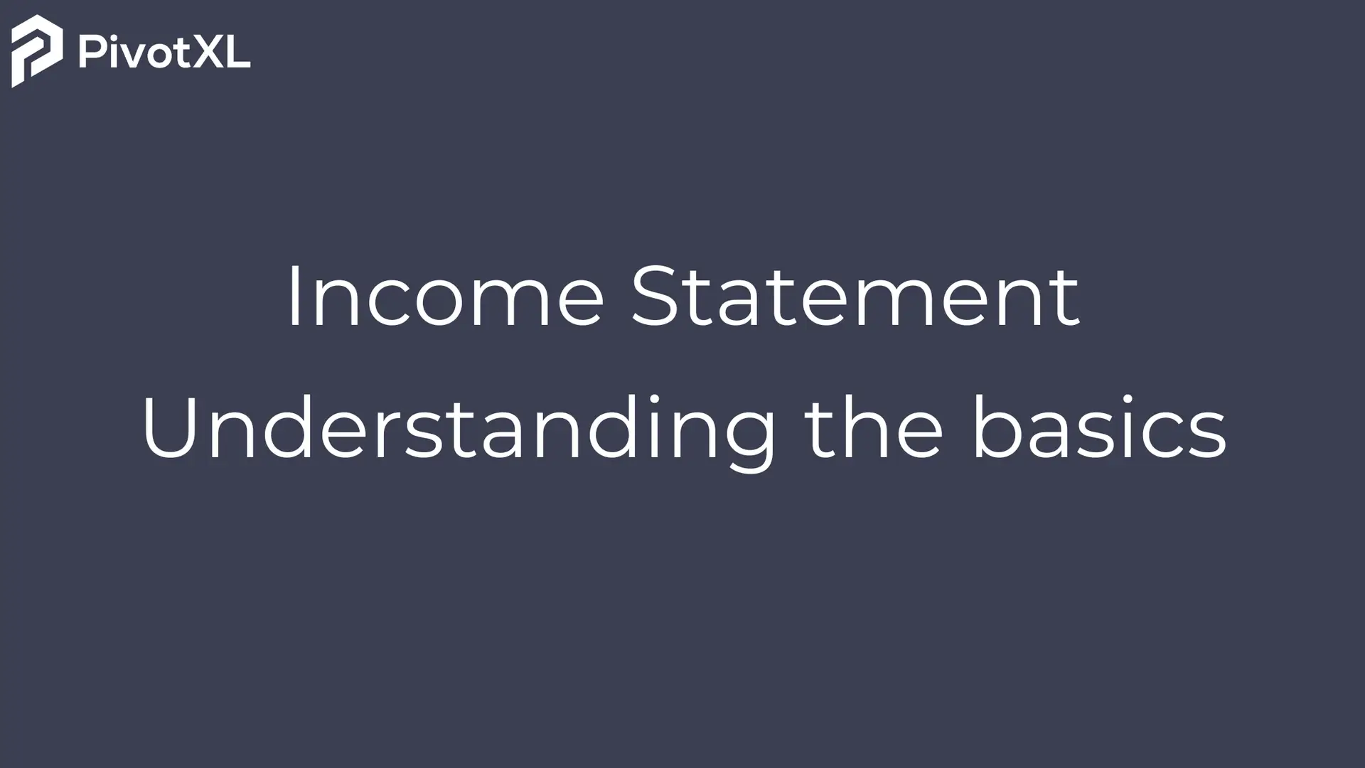 Income Statements