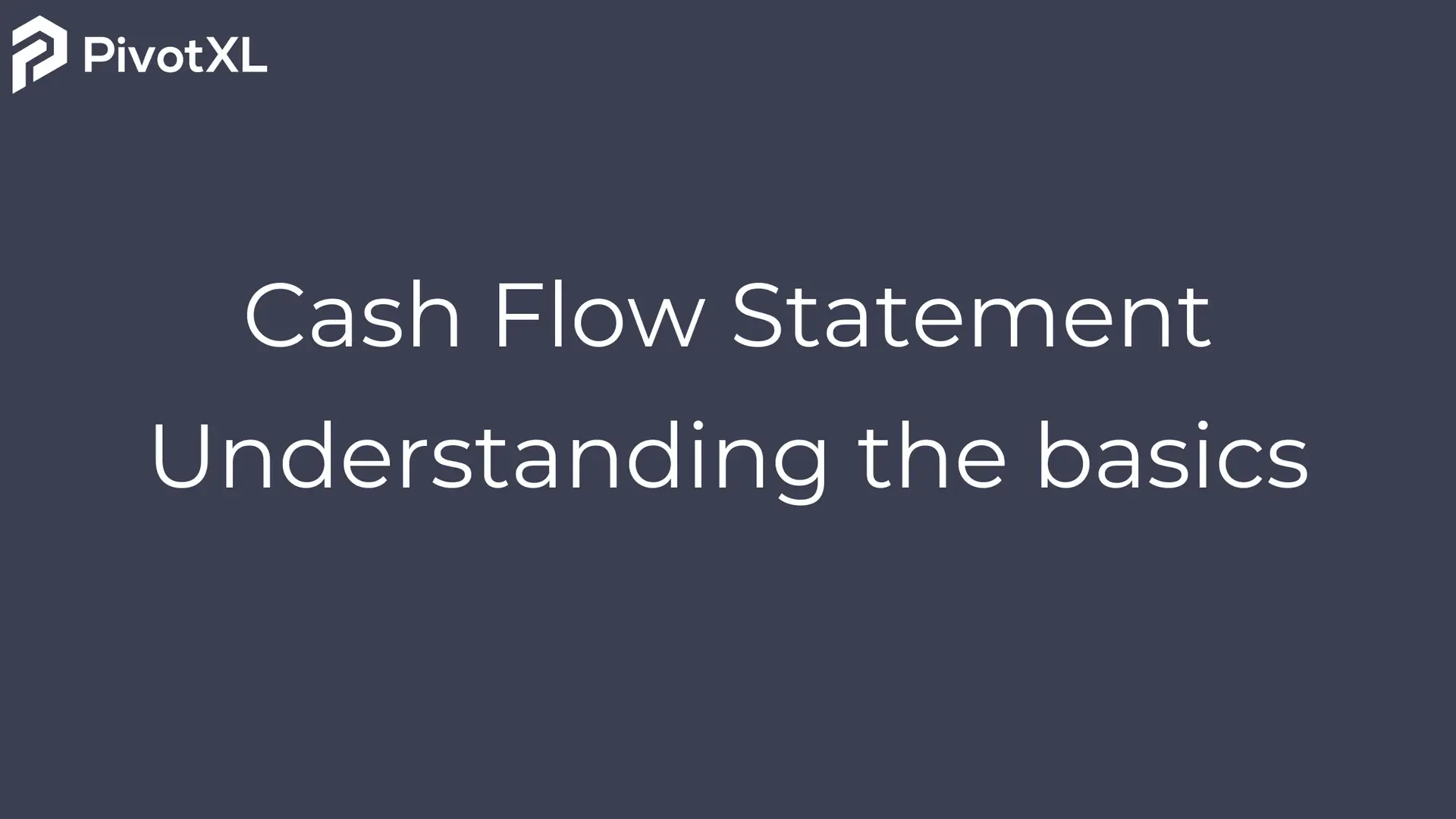 Cash Flow Statement