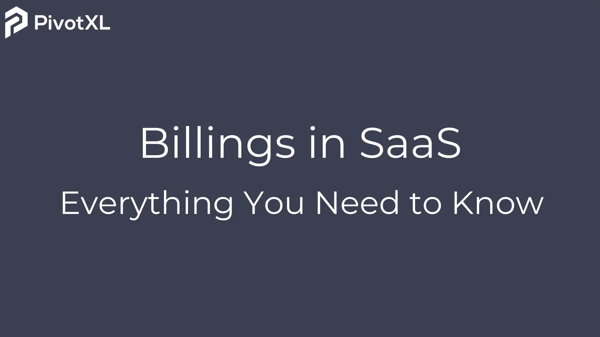 Billings in SaaS