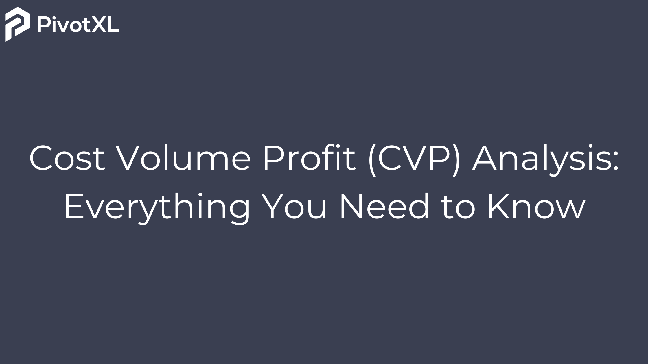 cvp analysis