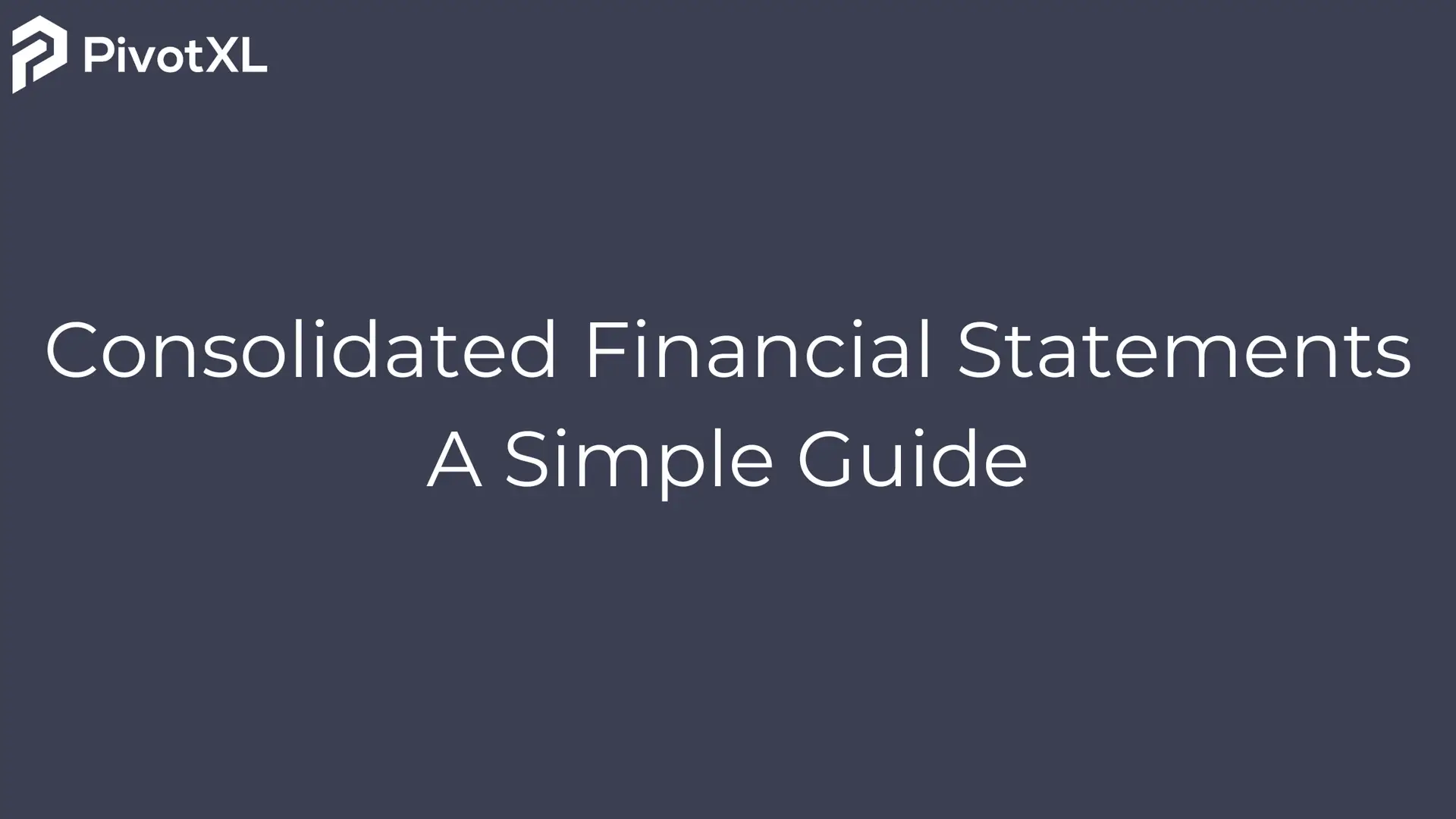 Consolidated Financial Statements