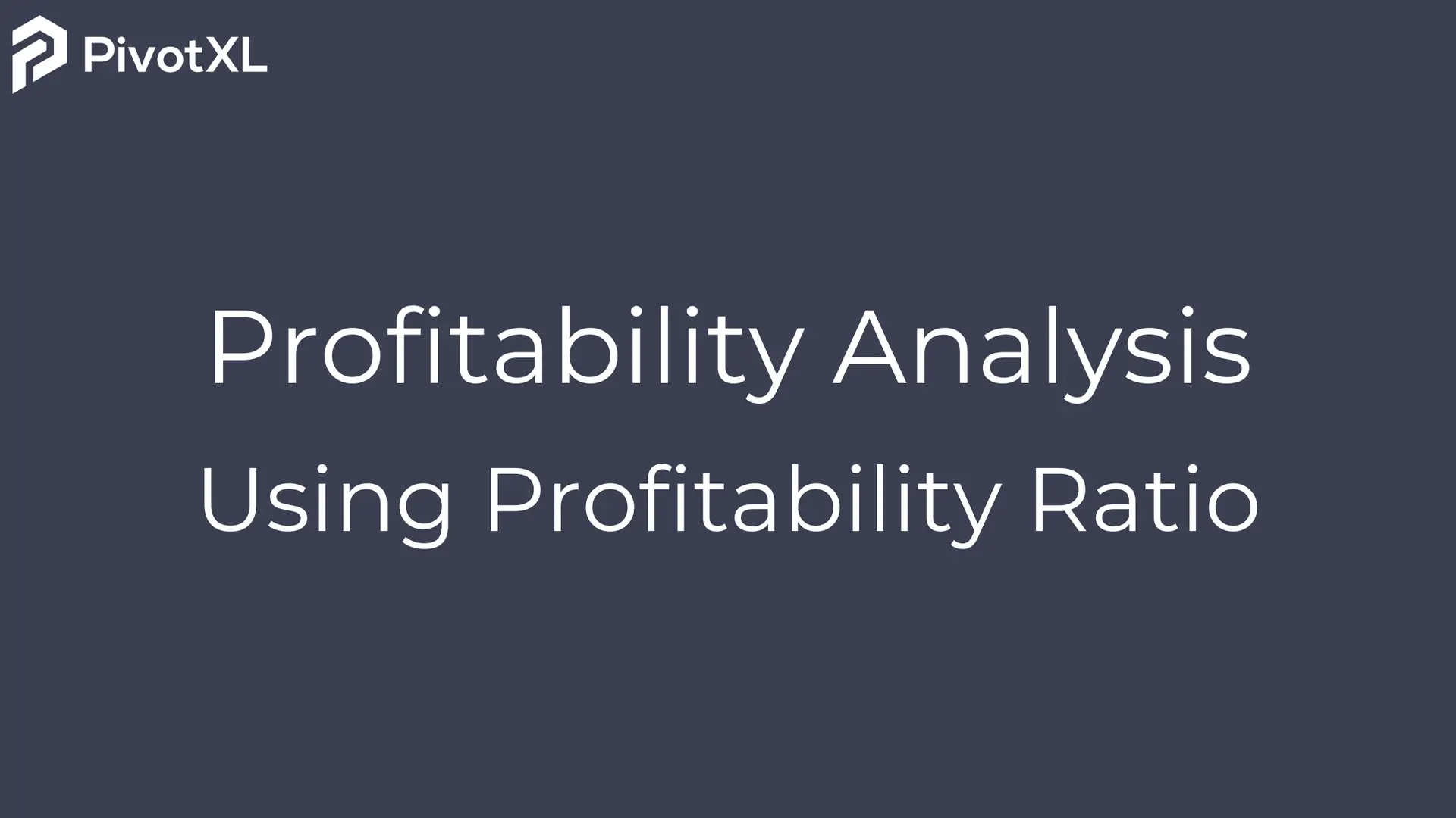 Profitability Ratio