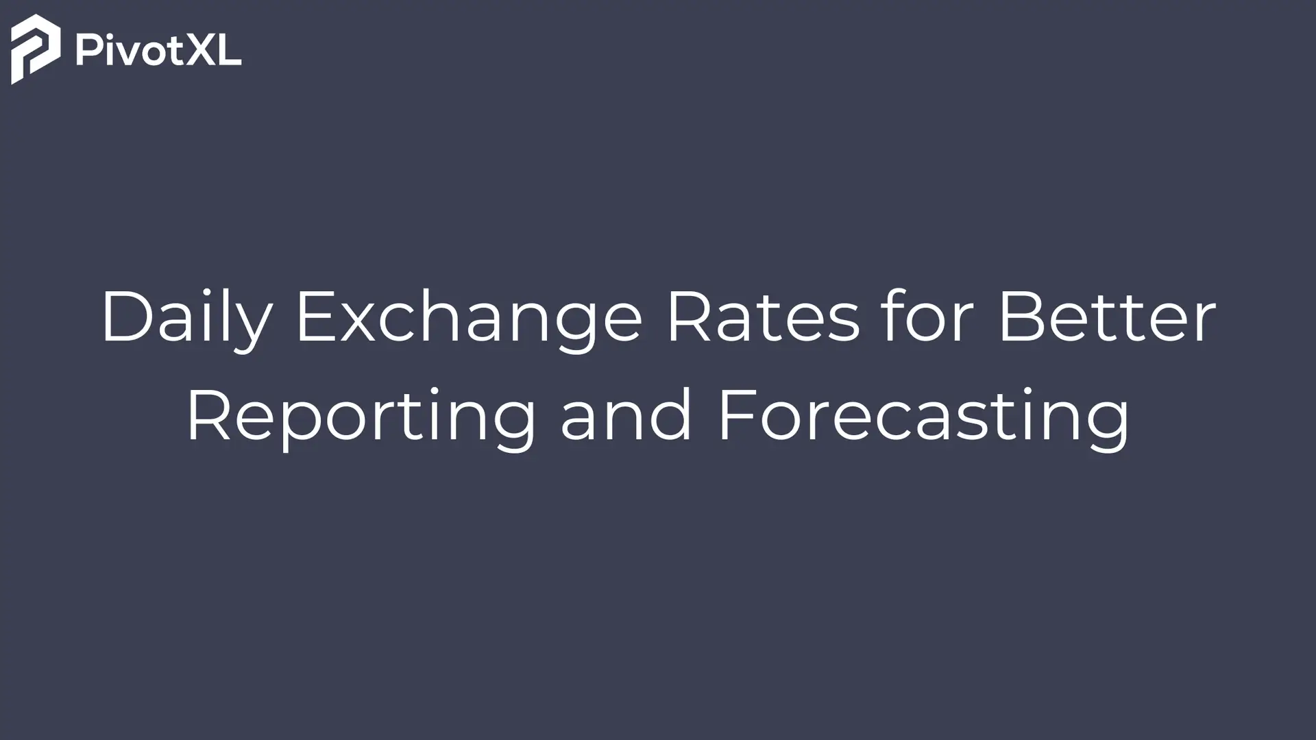 Exchange Rates