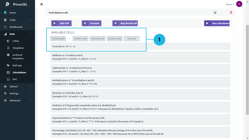 Multiple Calculations: Managing Complex Computations