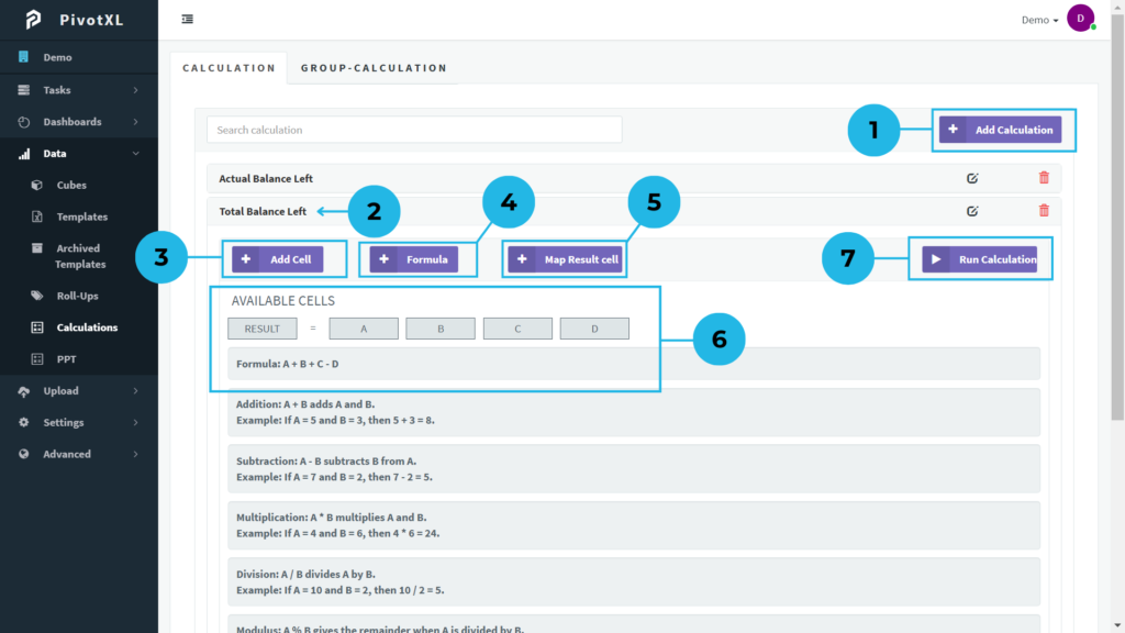 Multiple Calculations: Managing Complex Computations