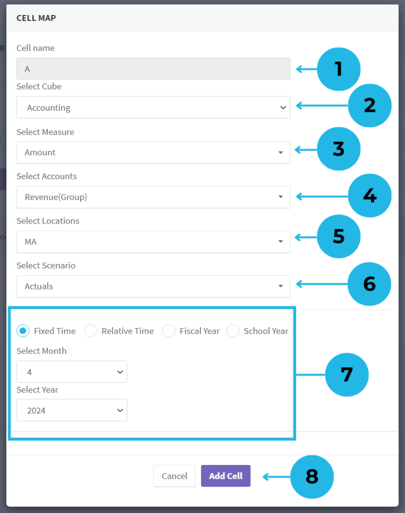 Mapping Data to a Calculation