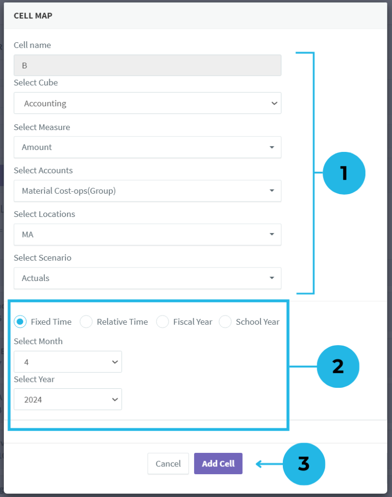 Mapping Data to a Calculation