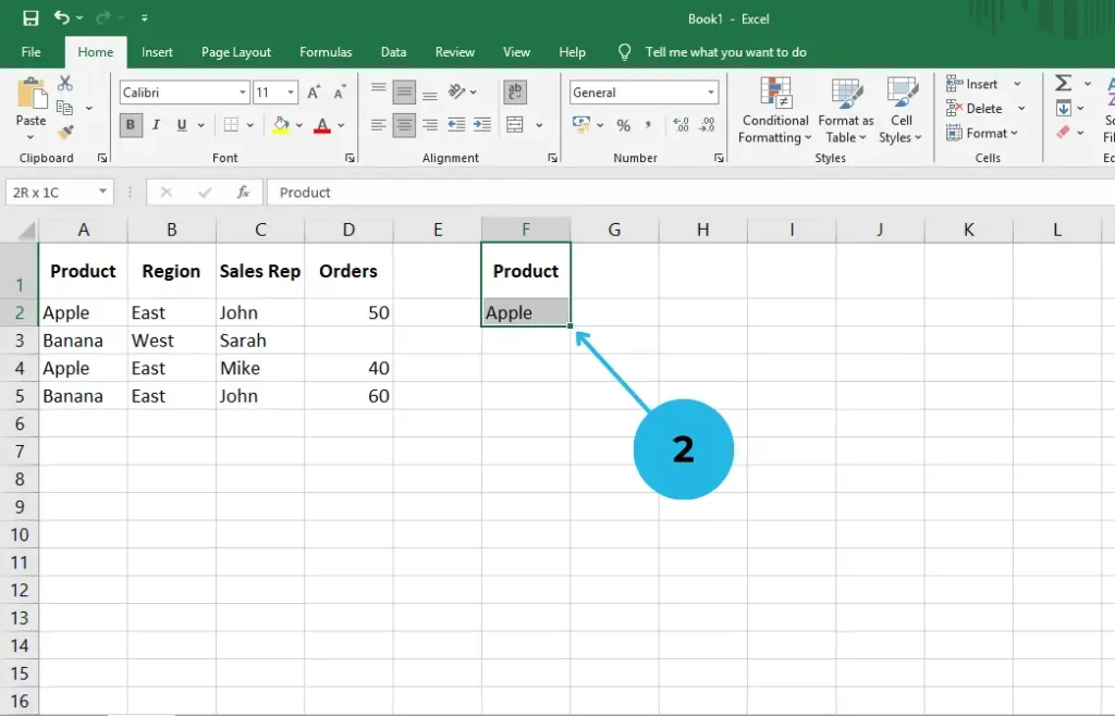Setting up Criteria Range in DCOUNTA Function