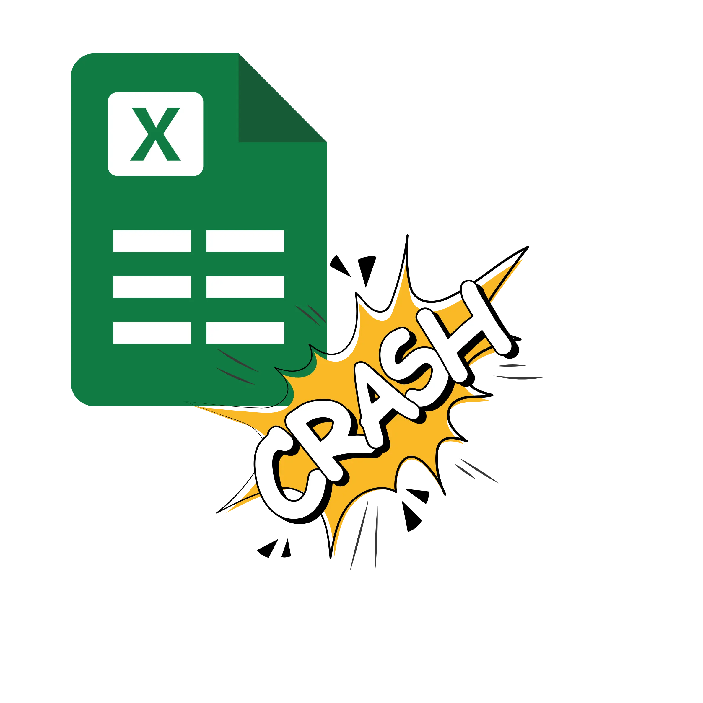 excel crash from overloaded files