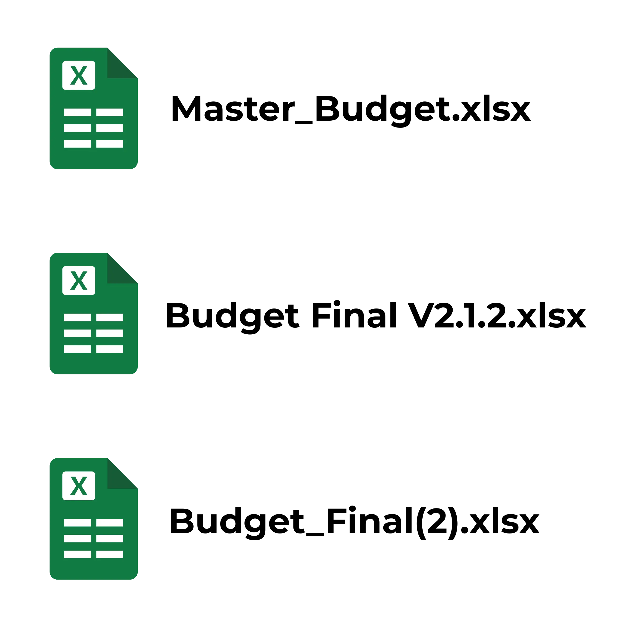 excel version chaos