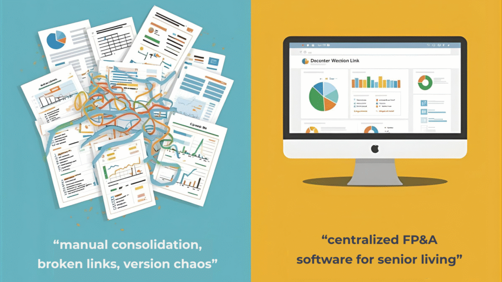 FP&A software for senior living replacing Excel overload with automation