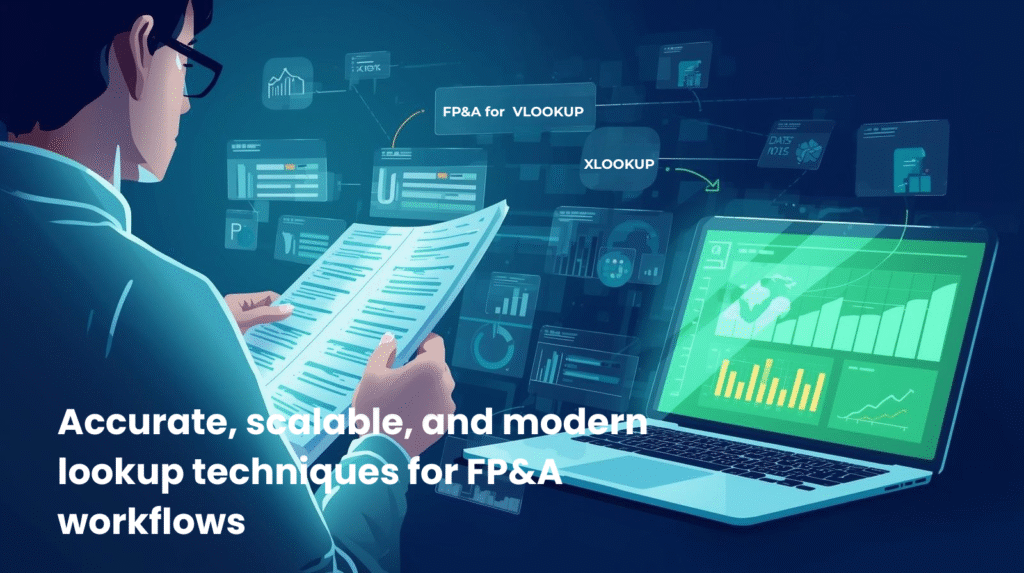 Accurate, scalable, and modern lookup techniques for FP&A workflows.